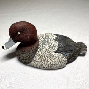 Heritage Decoys Bonded Wood Duck Sculpture World Champion Carver J B Garton